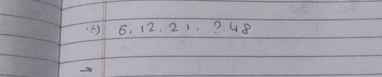Find the missing number in the sequence: 6, 12, 21, ?, 48 | Filo How to Find Reliable Gadget Suppliers